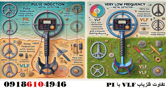 تفاوت فلزیاب PI با VLF