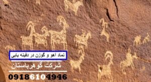 نماد آهو و گوزن در دفینه یابی