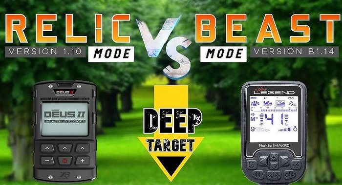 مقایسه فلزیاب Nokta Legend با XP Deus 2