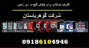 فلزیاب حرفهای برای کاوش گنج در زیر زمین