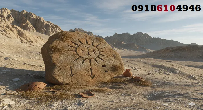 نماد خورشید در دفینه یابی