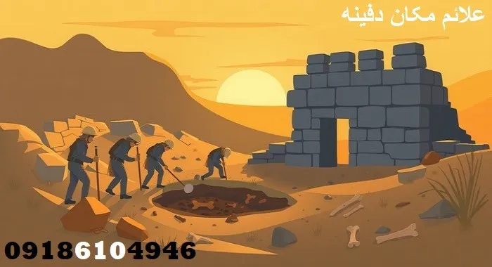 علائم مکان دفینه