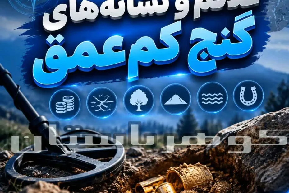 علائم و نشانه های گنج کم عمق؛ راهنمای تشخیص و بررسی نشانه‌های نزدیک به سطح